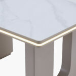 Bristol 4-Seater Sintered Stone Top Kitchen Island Table