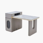 Bristol 4-Seater Sintered Stone Top Kitchen Island Table