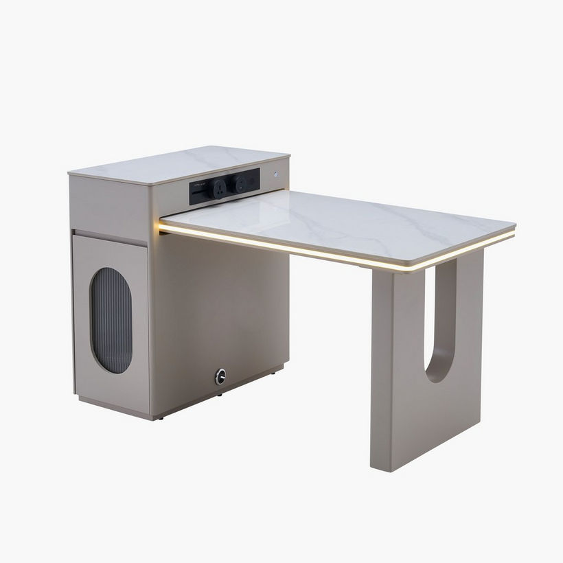 Bristol 4-Seater Sintered Stone Top Kitchen Island Table - Image 7