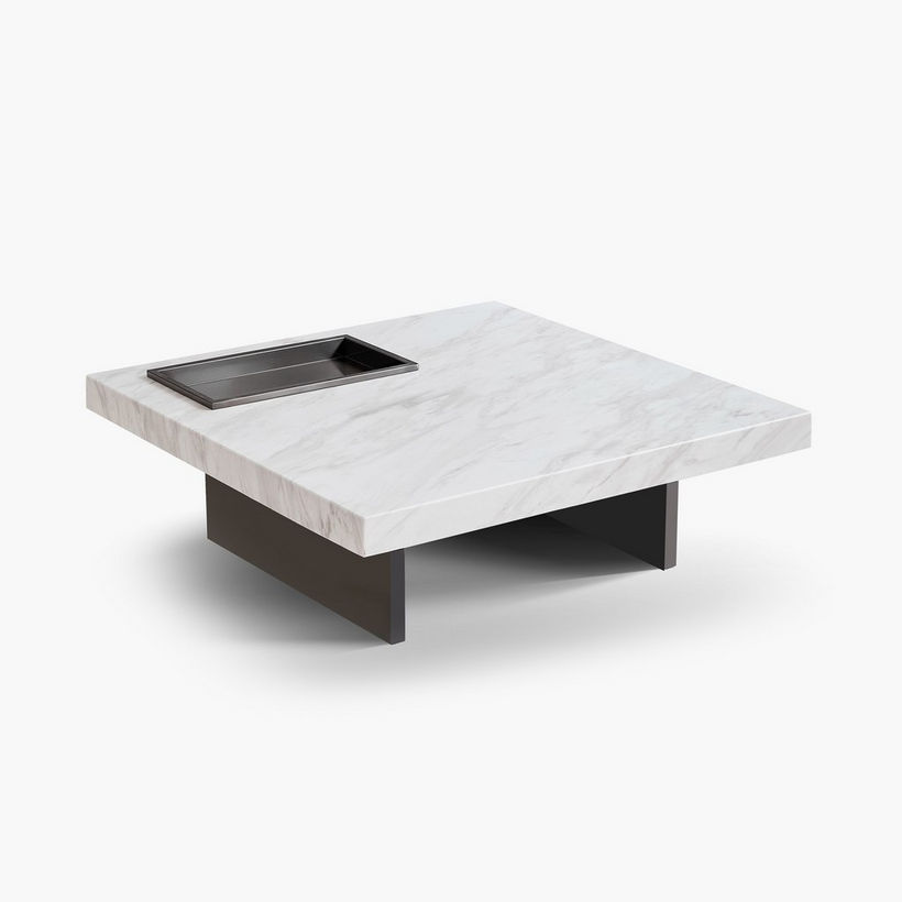 Levante Faux Marble Top Coffee Table - Image 5