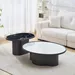 Palermo 2-Piece Glass Top Coffee Table Set - Image 8