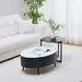 Athens 2-Piece Glass Top Coffee Table Set - Image 8