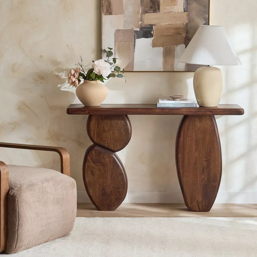 Cavon Lumi Solid Wood Console Table - Image 6