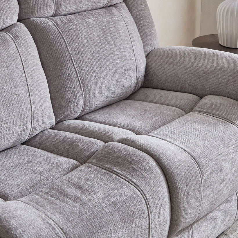 Nova 3-Seater Fabric Electric Recliner with Dropdown and 2 Cup Holders - Image 10