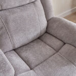 Nova 2-Seater Storage Console Power Fabric Recliner with 2 Cup Holders and USB C-Type Charging