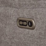 Nova 2-Seater Storage Console Power Fabric Recliner with 2 Cup Holders and USB C-Type Charging