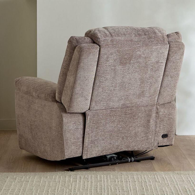 Nova Fabric Electric Power Recliner Armchair - Image 7