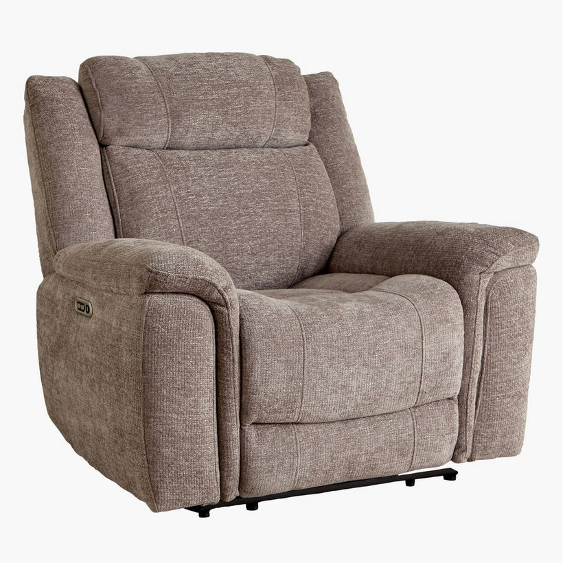 Nova Fabric Electric Power Recliner Armchair - Image 14