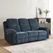 Kingston 3-Seater Electric Power Fabric Recliner with Dropdown and 2 Cup holders - Image 20