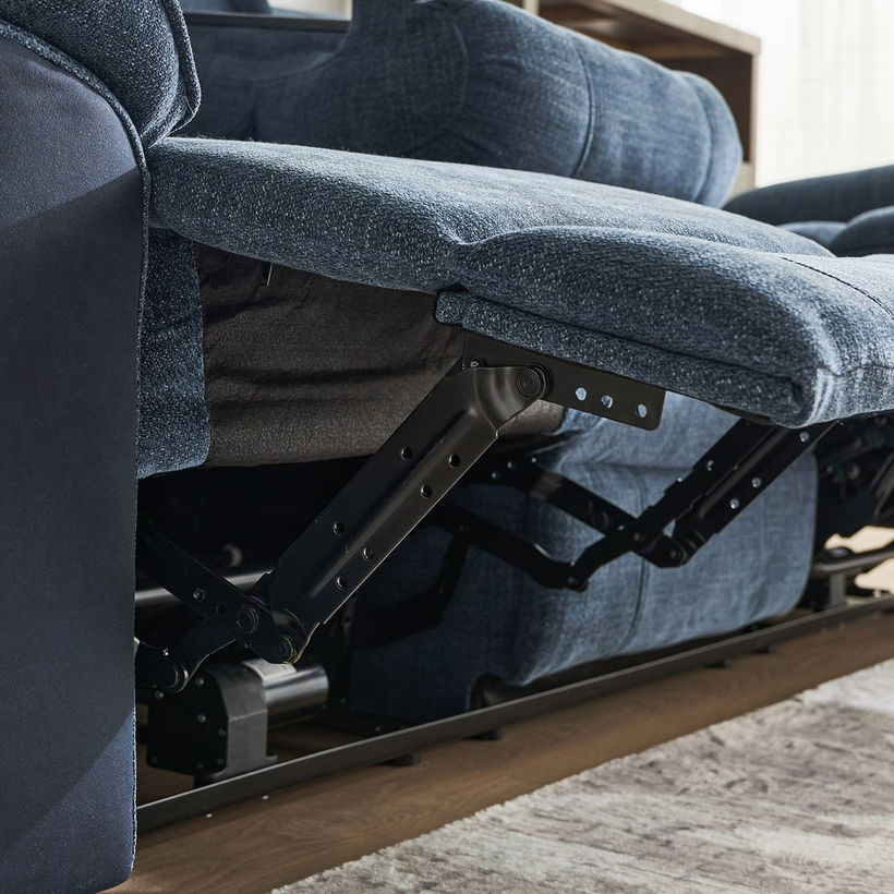 Kingston 2-Seater Storage Console Power Fabric Recliner with 2 Cup Holders and USB C Type Charging - Image 15