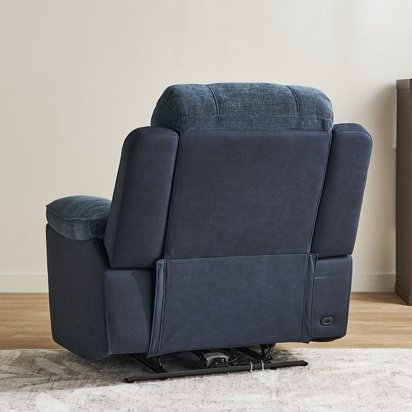 Kingston Armchair Electric Power Fabric Recliner - Image 7