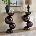 Cavon Glanzy Tempered Glass Top Console Table - Image 10