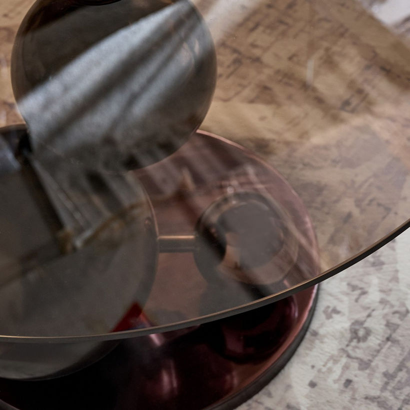 Cavon Glanzy Tempered Glass Top Coffee Table - Image 5