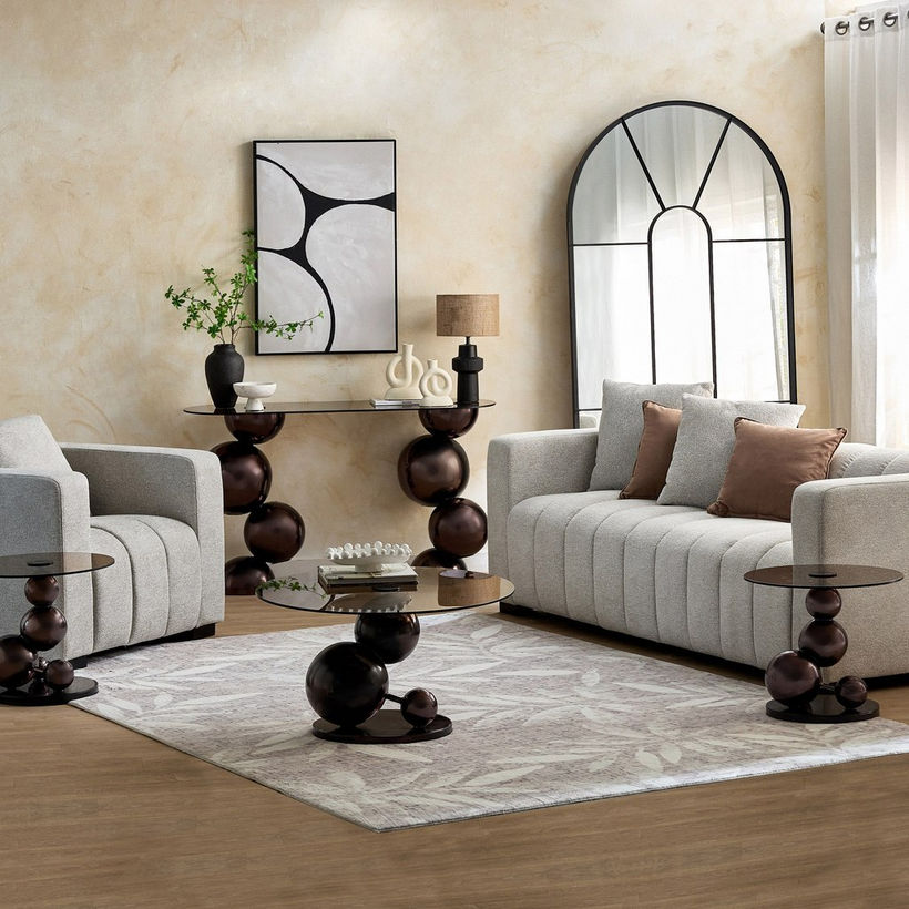 Cavon Glanzy Tempered Glass Top Coffee Table - Image 7