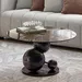 Cavon Glanzy Tempered Glass Top Coffee Table - Image 10