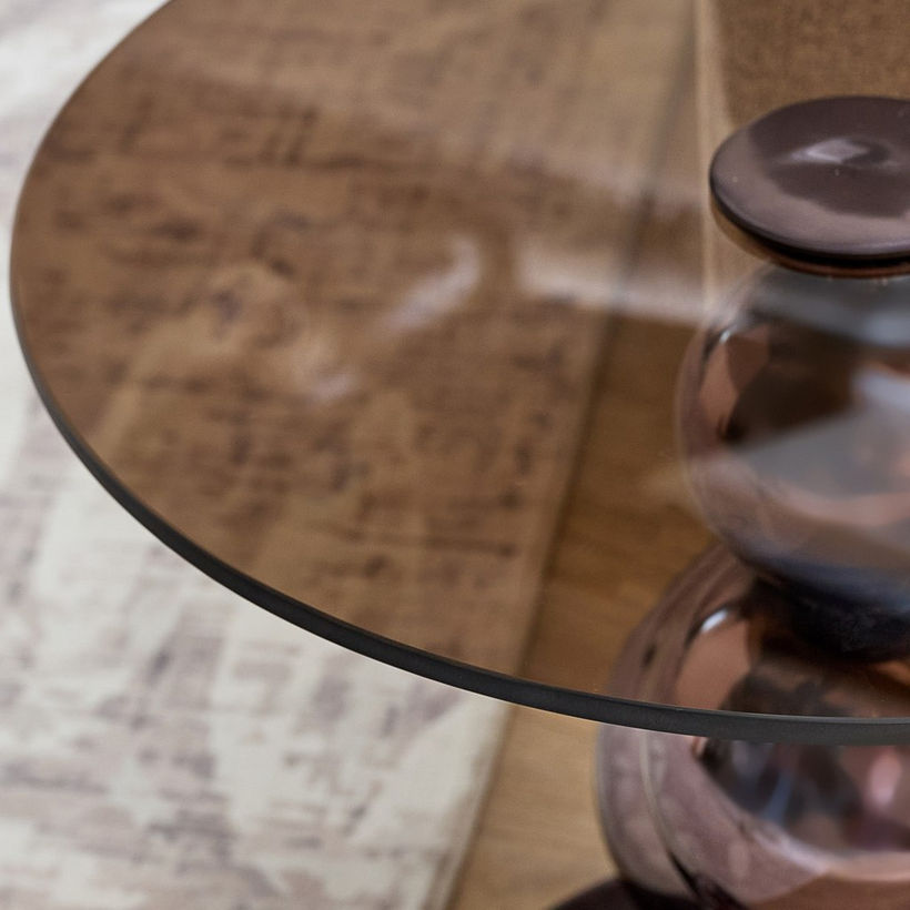 Cavon Glanzy Tempered Glass Top End Table - Image 5