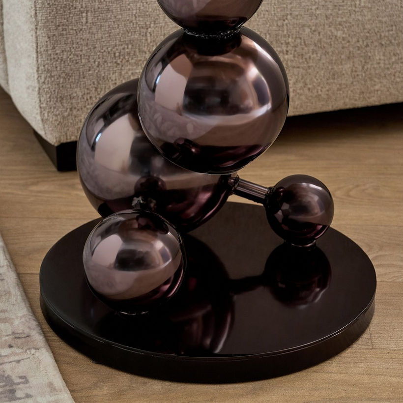 Cavon Glanzy Tempered Glass Top End Table - Image 6