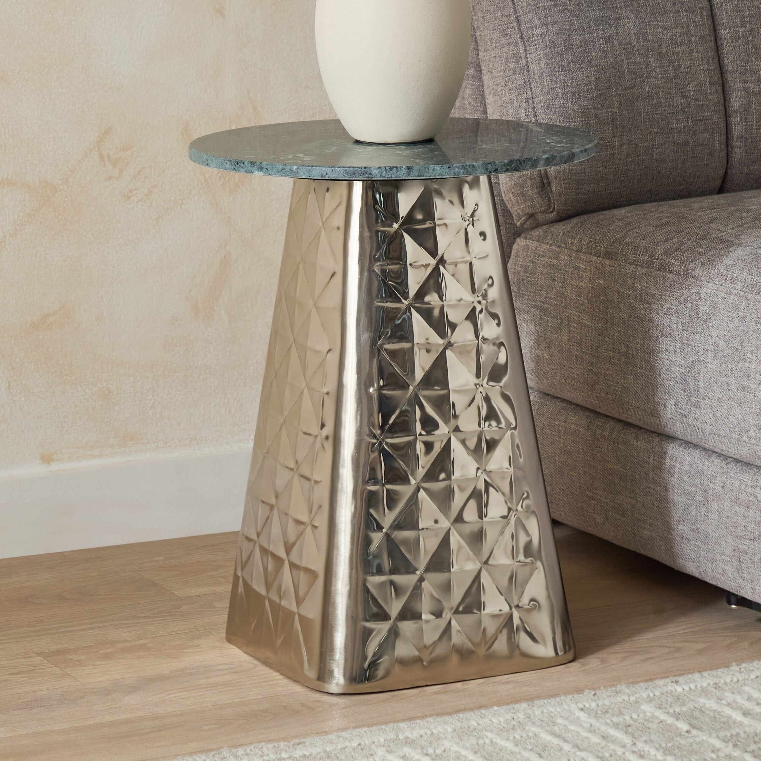 Cavon Draciel Marble Top End Table
