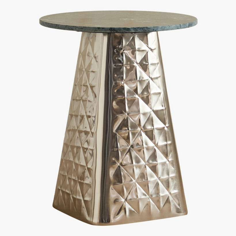 Cavon Draciel Marble Top End Table - Image 7