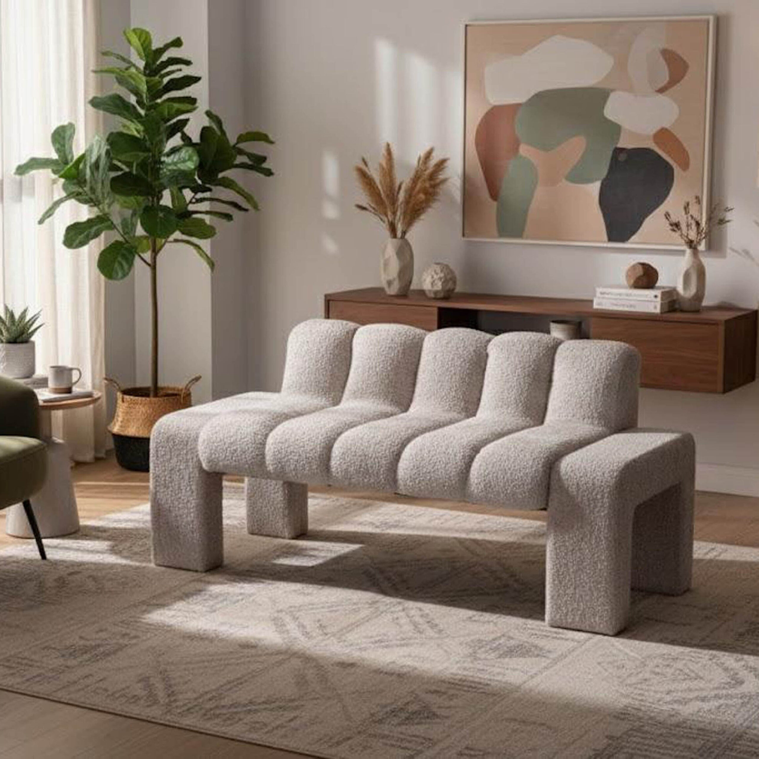 Barcelo Fabric Bench