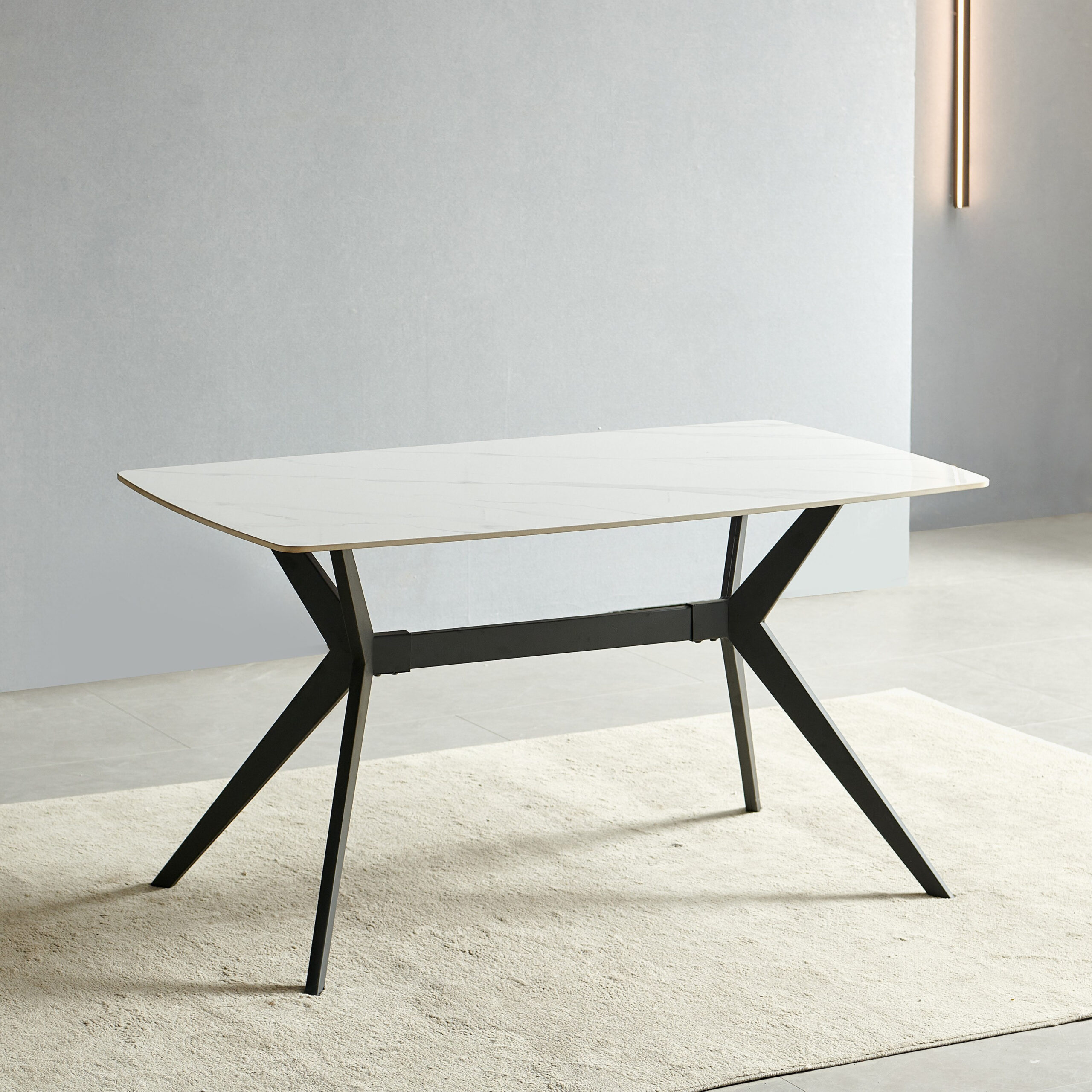 Lucina 6-Seater Sintered Stone Top Dining Table
