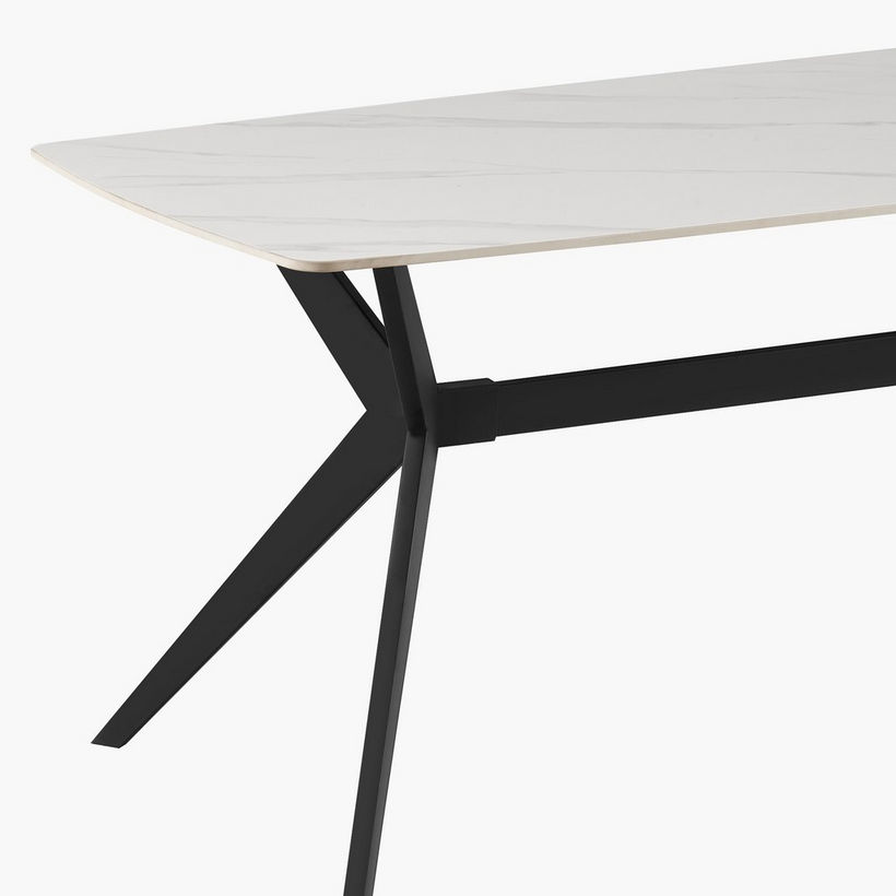 Lucina 6-Seater Sintered Stone Top Dining Table - Image 5