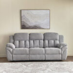 Stanford NXT 3-Seater Fabric Recliner with Drop Down and 2 Cupholders
