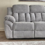 Stanford NXT 3-Seater Fabric Recliner with Drop Down and 2 Cupholders