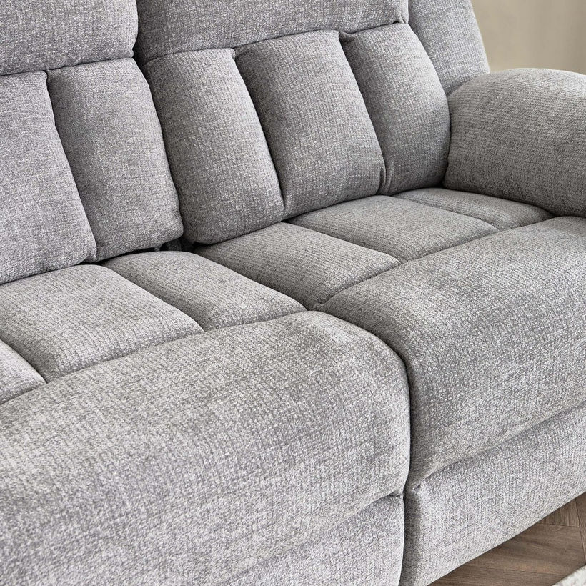 Stanford NXT 3-Seater Fabric Recliner with Drop Down and 2 Cupholders - Image 9