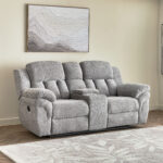 Stanford NXT 2-Seater Fabric Recliner with Console and 2 Cupholders