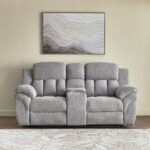 Stanford NXT 2-Seater Fabric Recliner with Console and 2 Cupholders