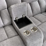 Stanford NXT 2-Seater Fabric Recliner with Console and 2 Cupholders