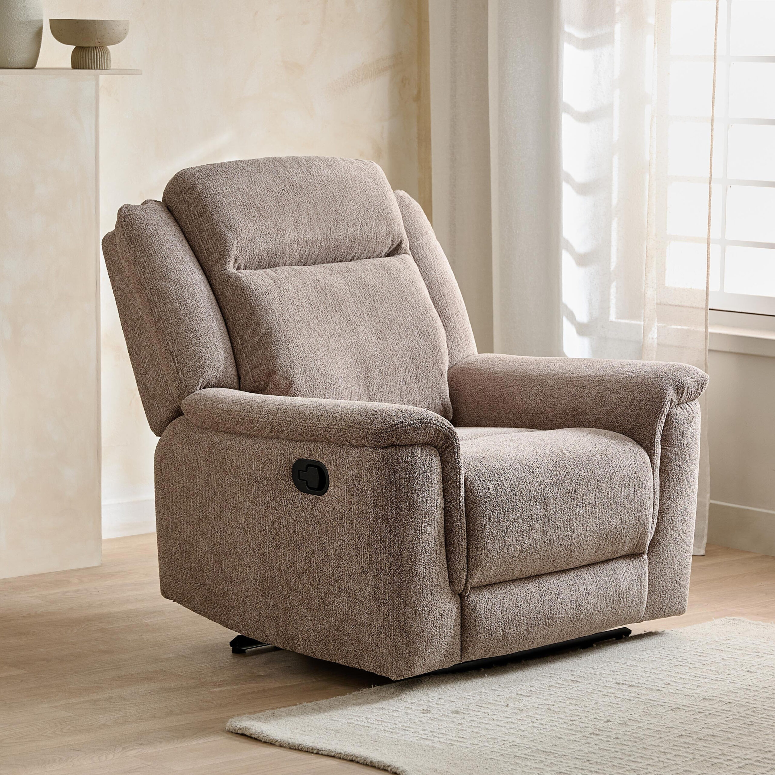 Brunswick Fabric Recliner Armchair