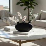 Alora Tilden Monochrome Decorative Vase - 26x6x12 cm