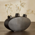 Alora Tilden Monochrome Decorative Vase - 26x6x12 cm