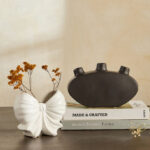 Alora Tilden Monochrome Decorative Vase - 26x6x12 cm