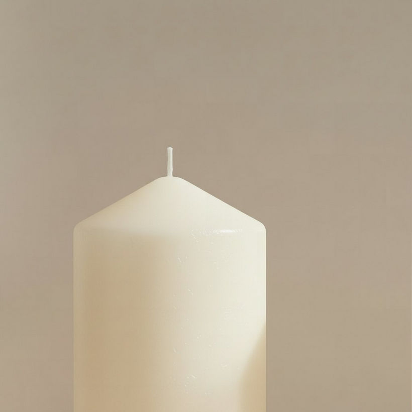 Luna 2-Piece Unscented Pillar Candle Set - Image 4