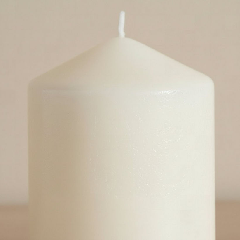 Luna 3-Piece Unscented Pillar Candle Set - Image 3