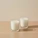 Luna 2-Piece Unscented Votive Glass Jar Candle Set - 10 h - Image 10