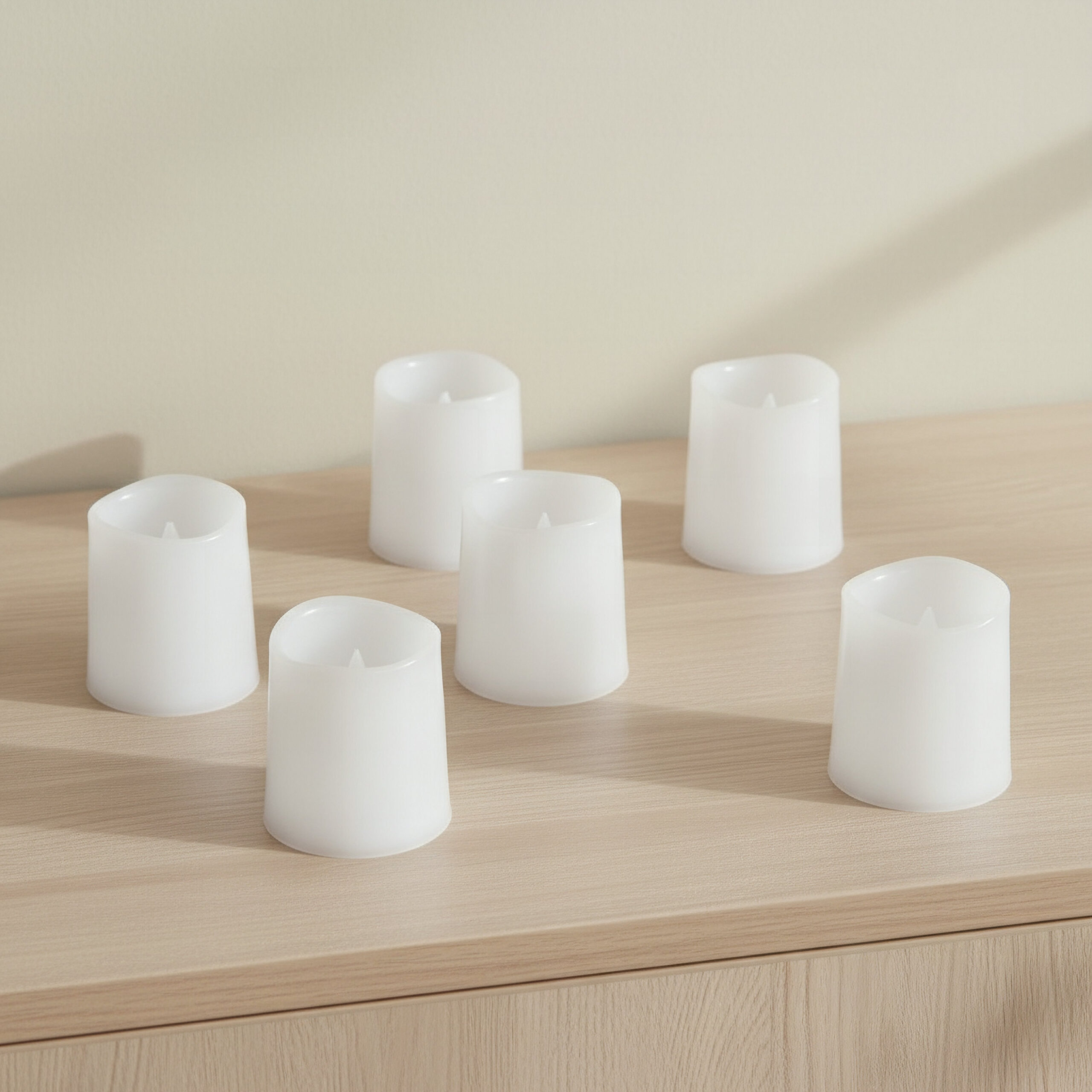 Luna 6-Piece Floating LED Votive Tealight Set