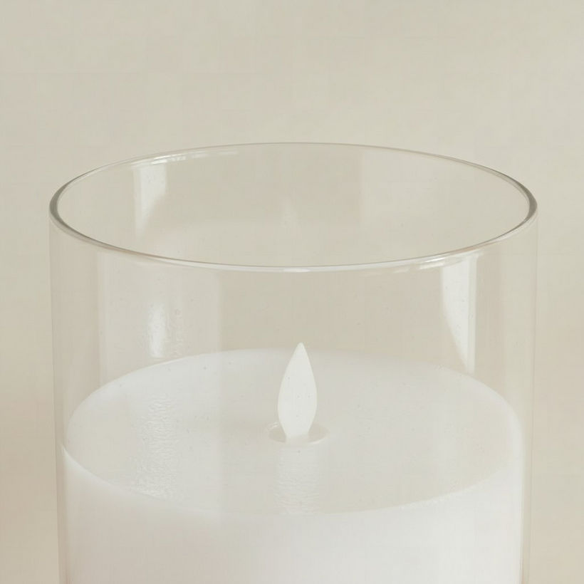 Luna LED Pillar Candle - 10x15 cm - Image 2