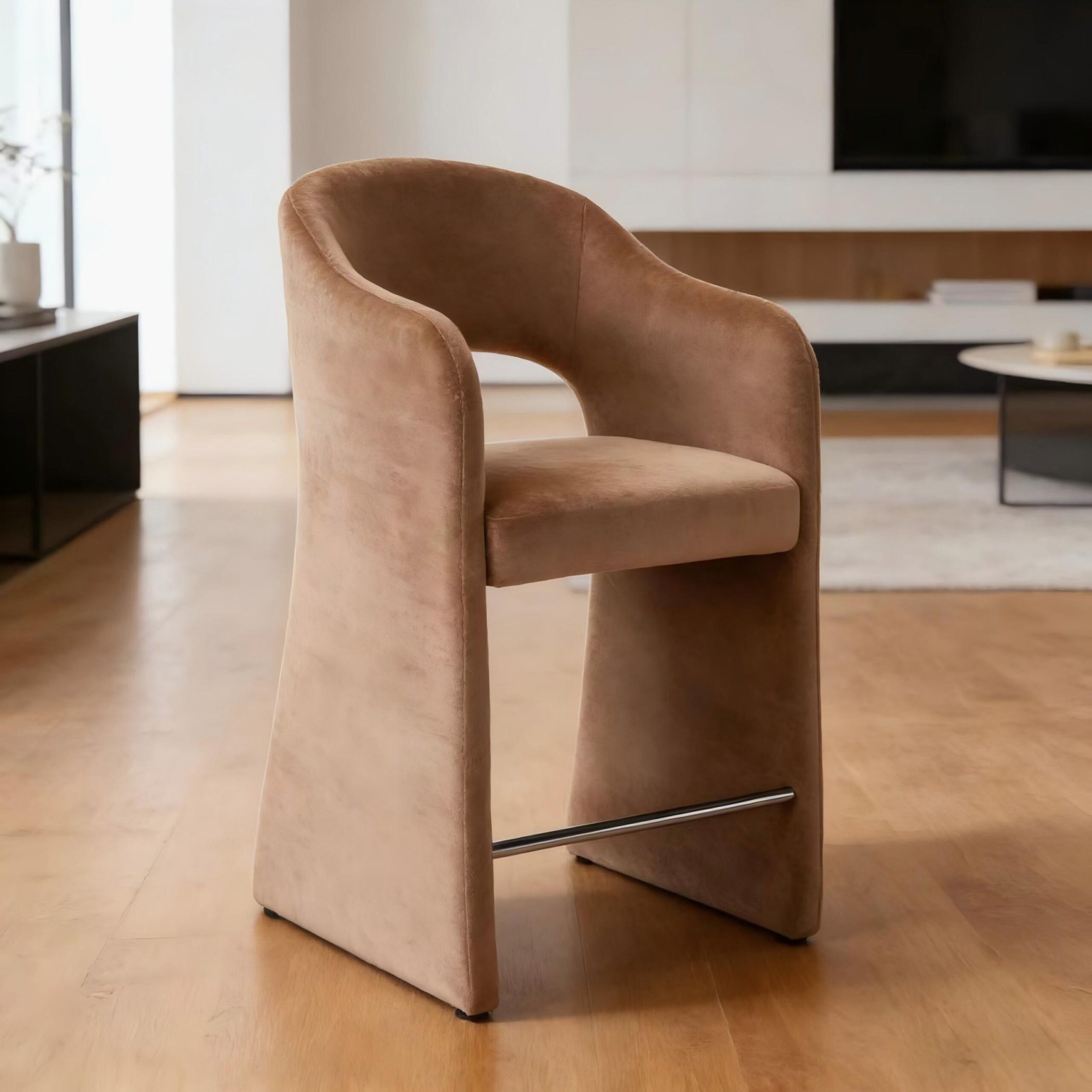 Vienna Fabric Counter Chair