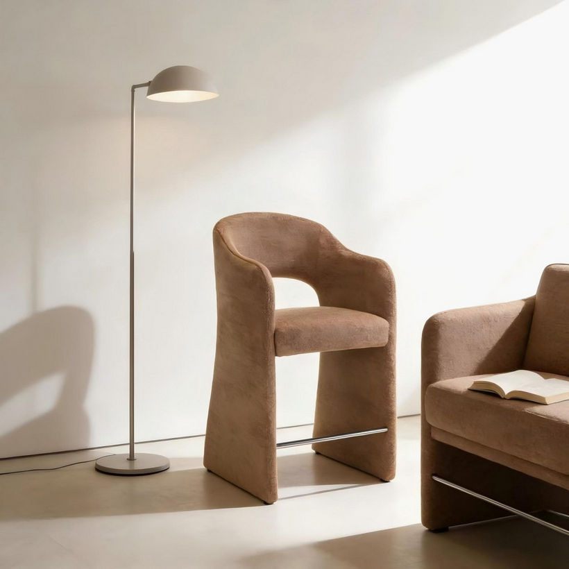 Vienna Fabric Counter Chair - Image 4