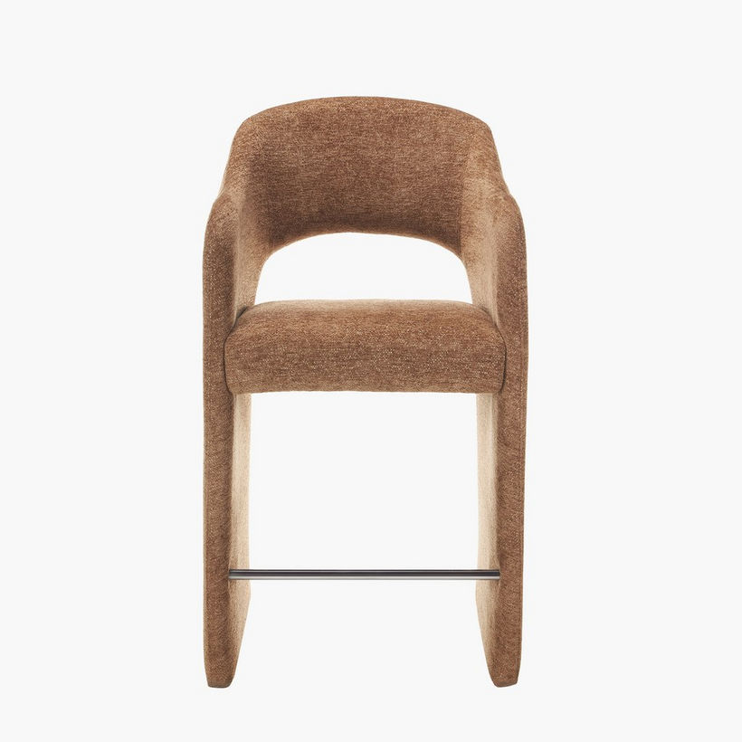Vienna Fabric Counter Chair - Image 5