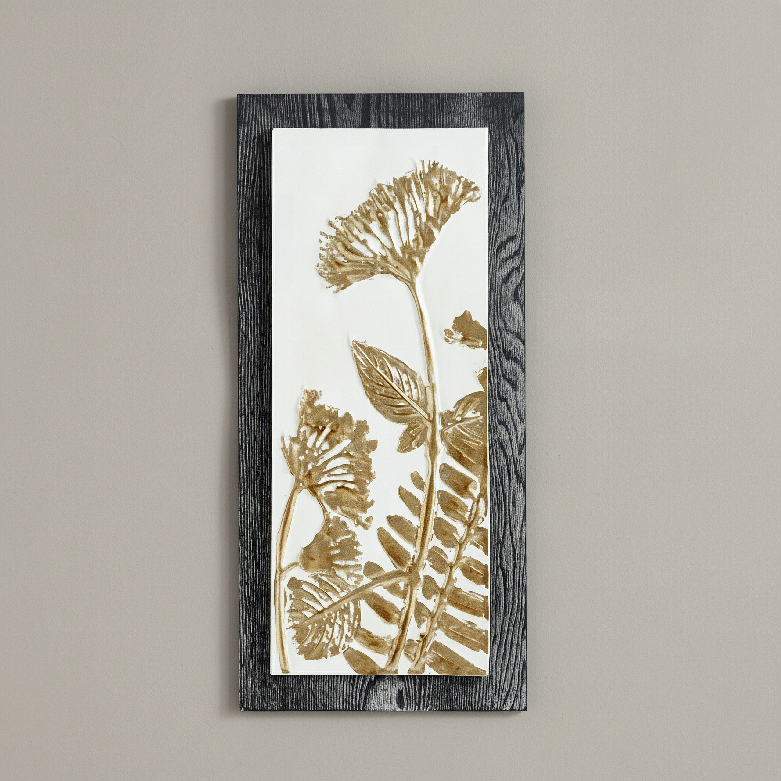 Monochrome Percy Evara Metal Wall Decor - 28x60x2.5 cm
