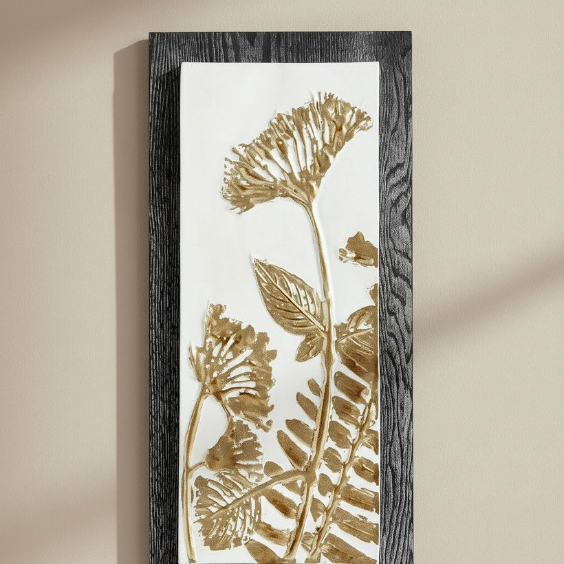 Monochrome Percy Evara Metal Wall Decor - 28x60x2.5 cm - Image 4