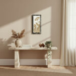 Monochrome Percy Evara Metal Wall Decor - 28x60x2.5 cm
