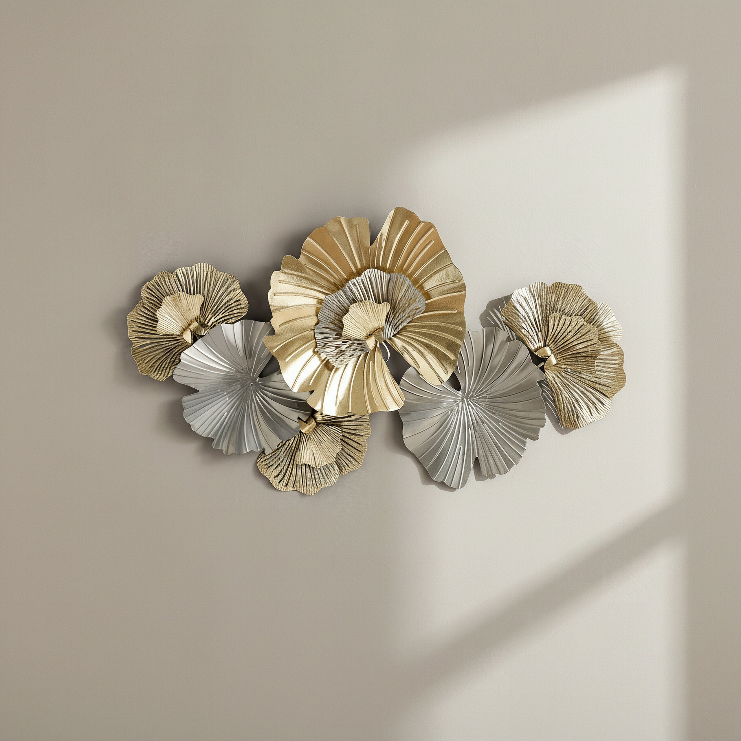 Aurum Percy Evara Metal Wall Decor - 85x49x6 cm