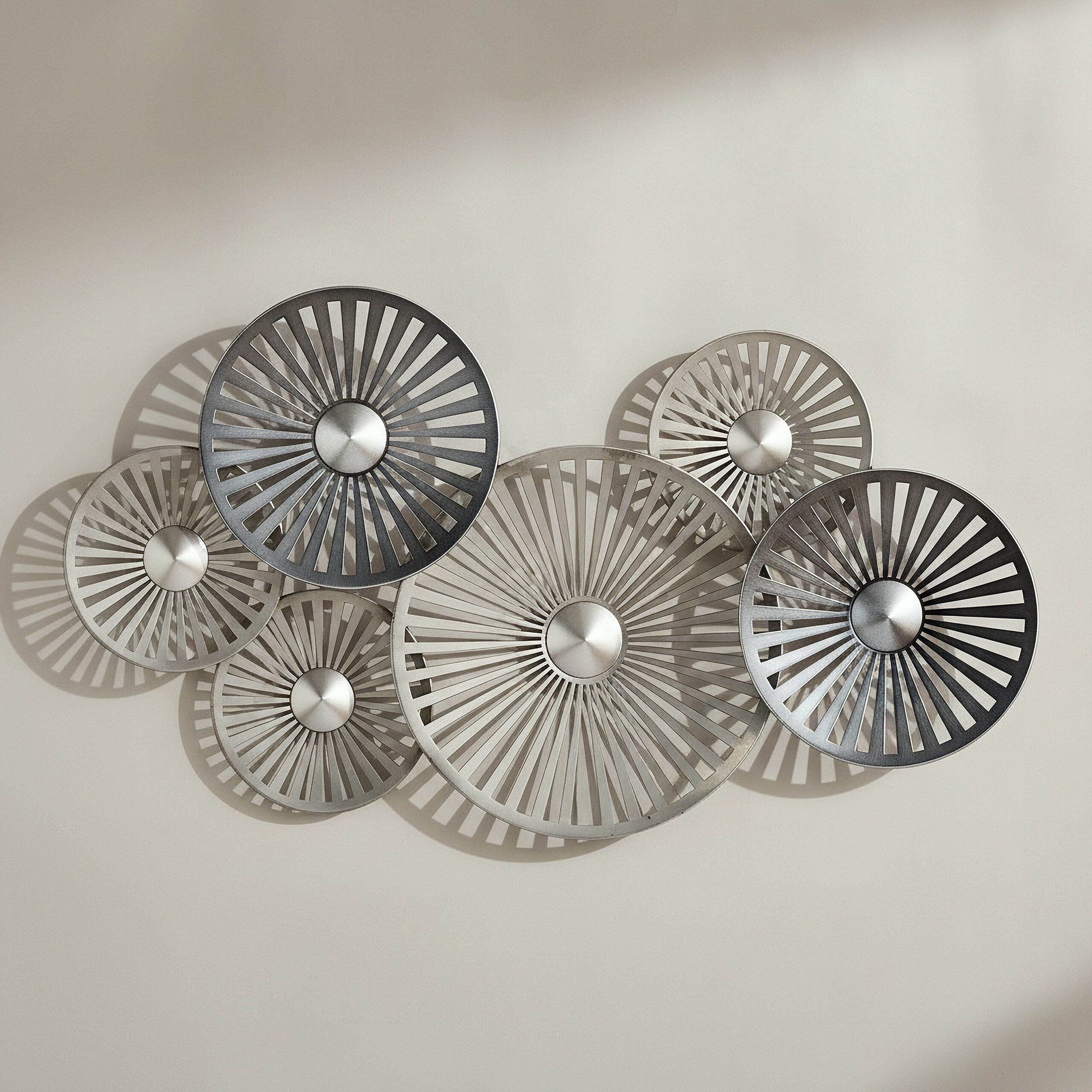 Monochrome Percy Evara Metal Wall Decor - 91x50x7 cm