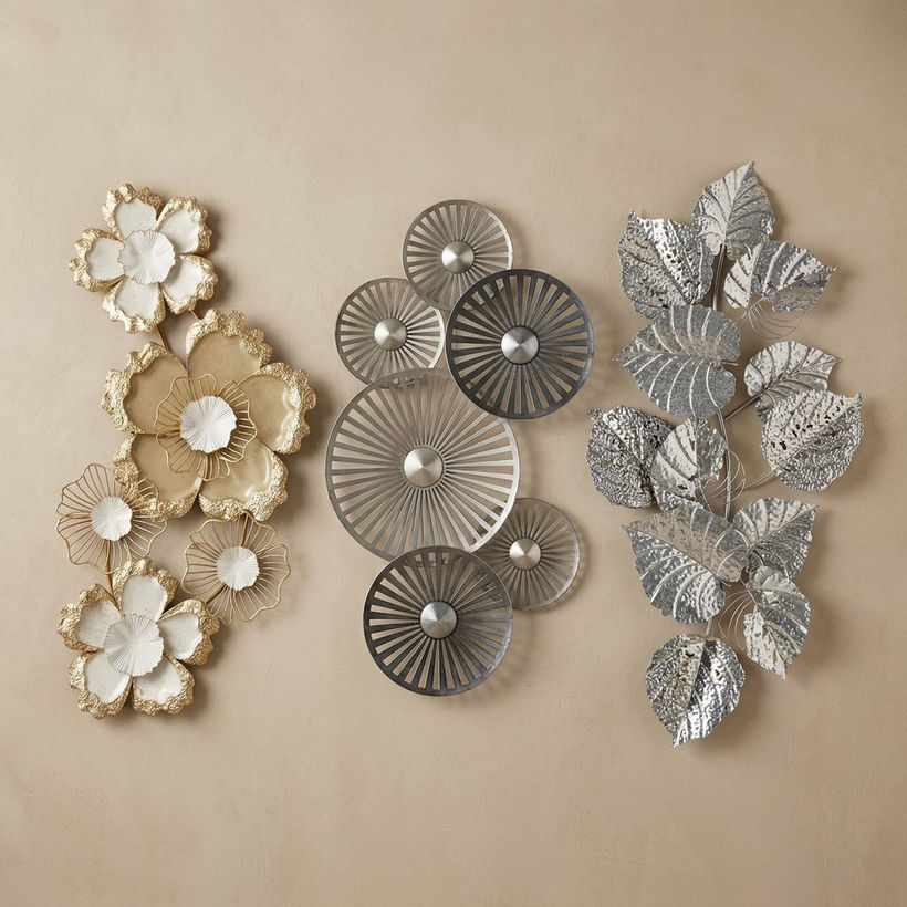 Monochrome Percy Evara Metal Wall Decor - 91x50x7 cm - Image 2